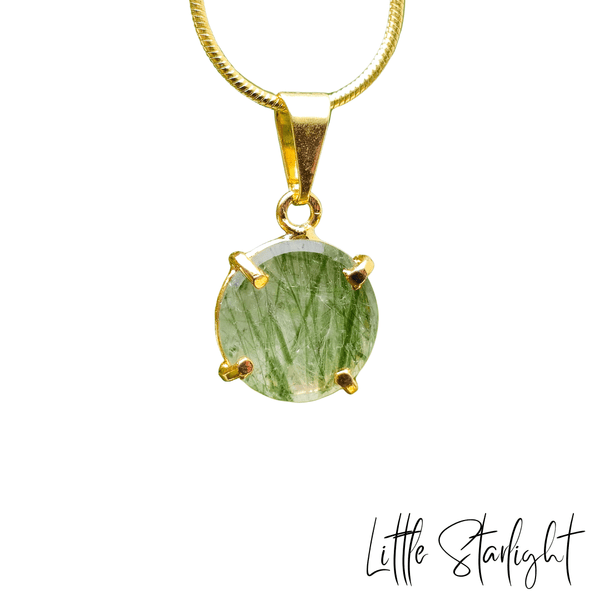 Groene rutiel hanger