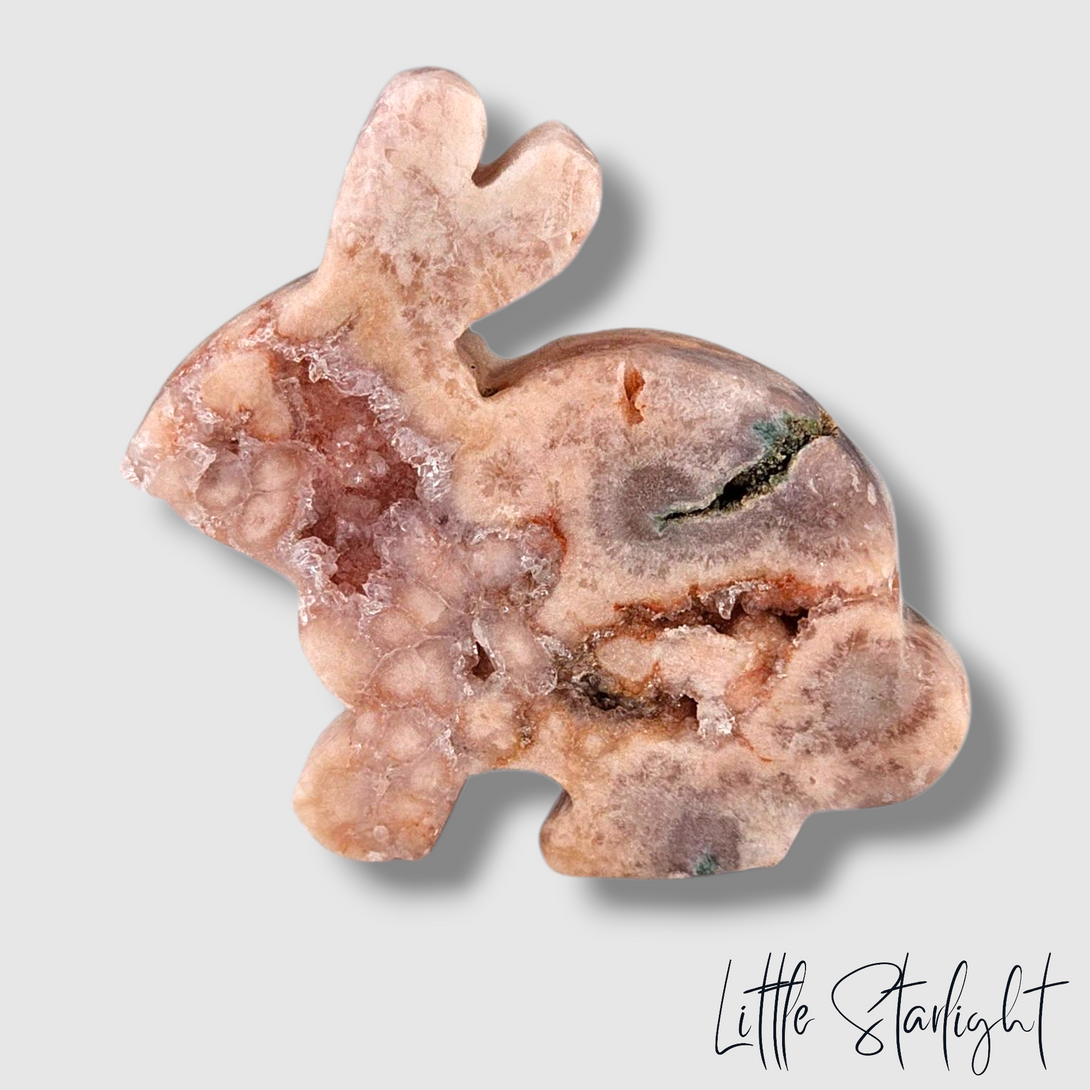 Roze amethist konijn