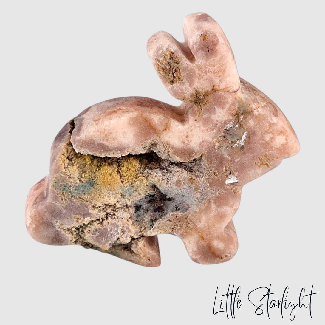 Roze amethist konijn