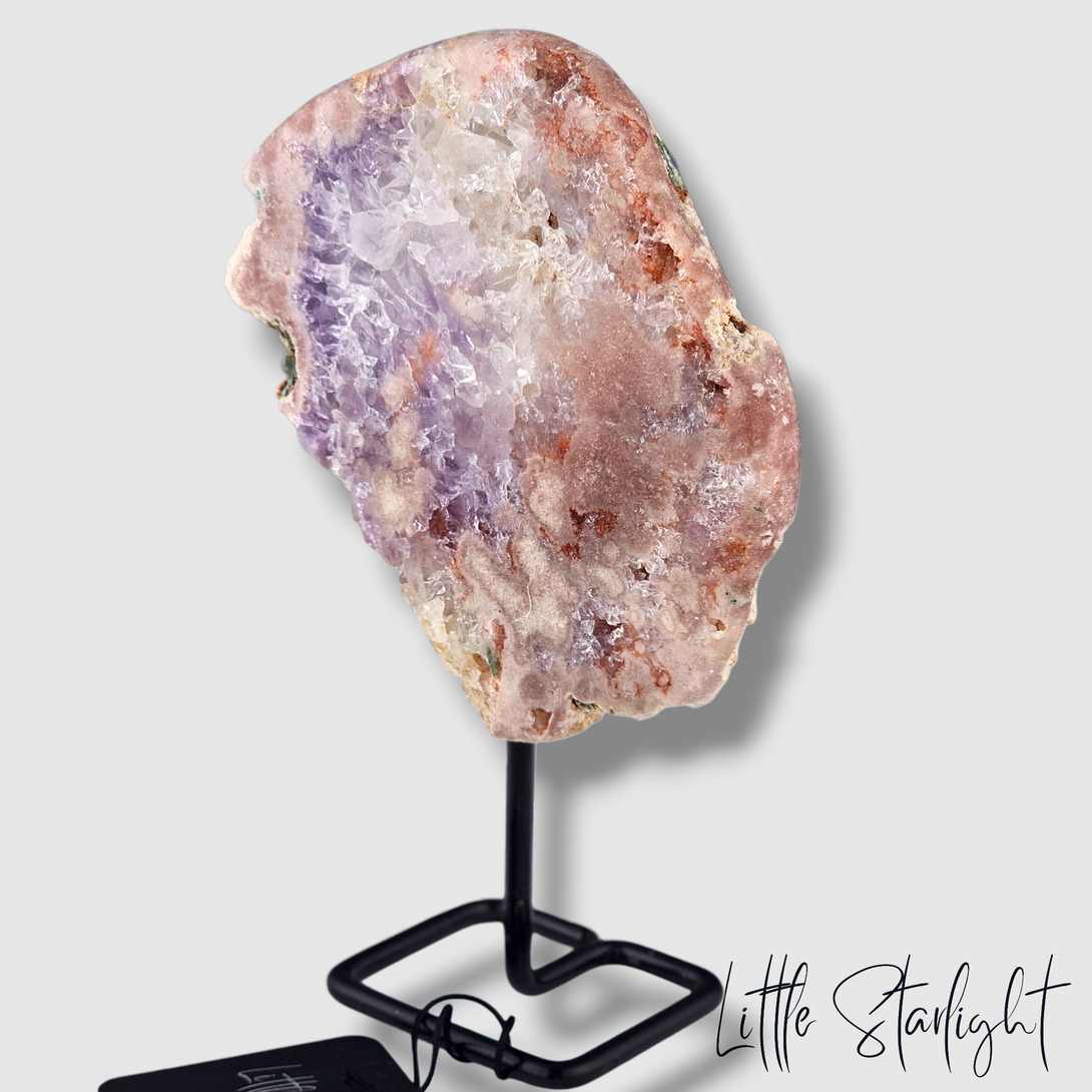 roze amethist op standaard 