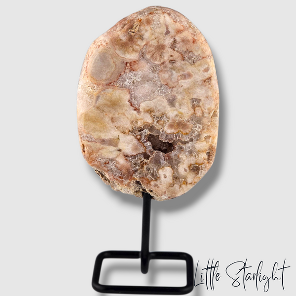 roze amethist op standaard 