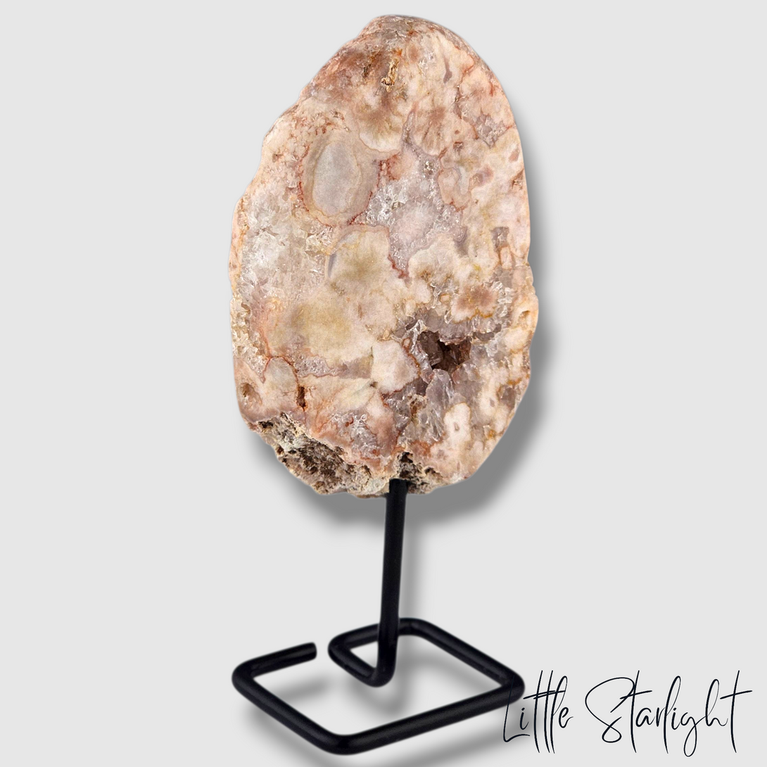 roze amethist op standaard 