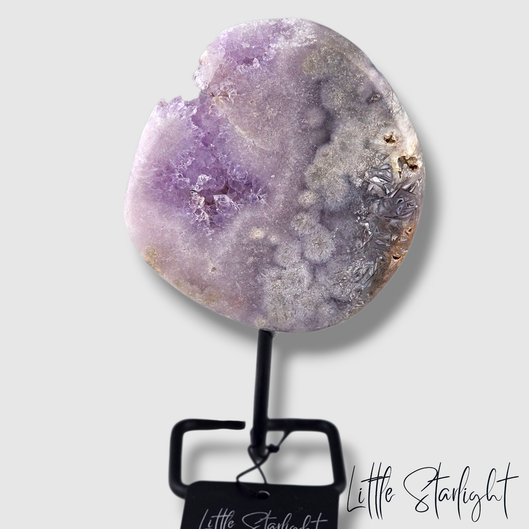 roze amethist op standaard 