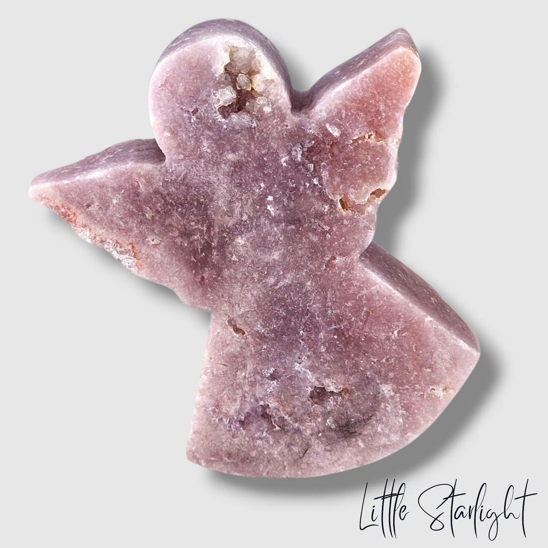 Roze amethist engel