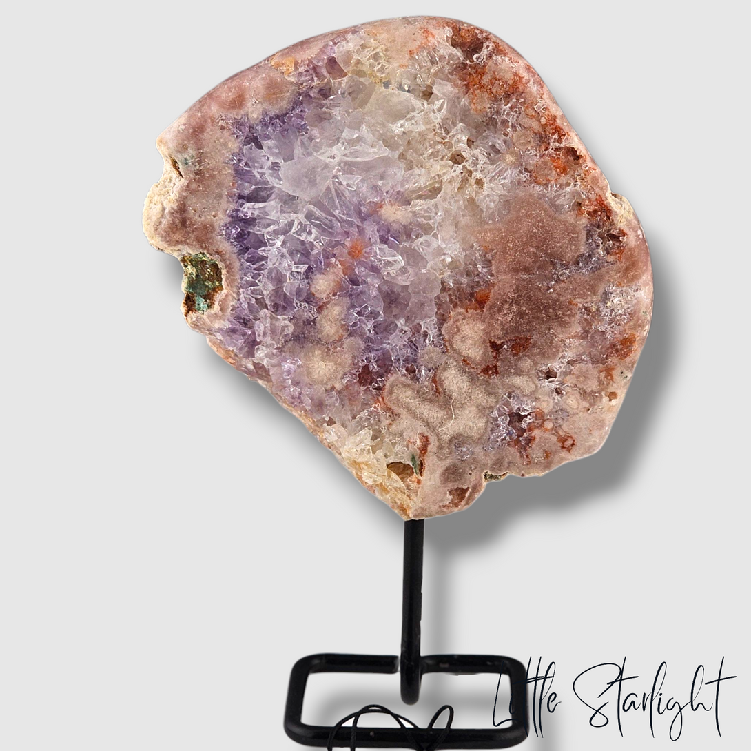 roze amethist op standaard 