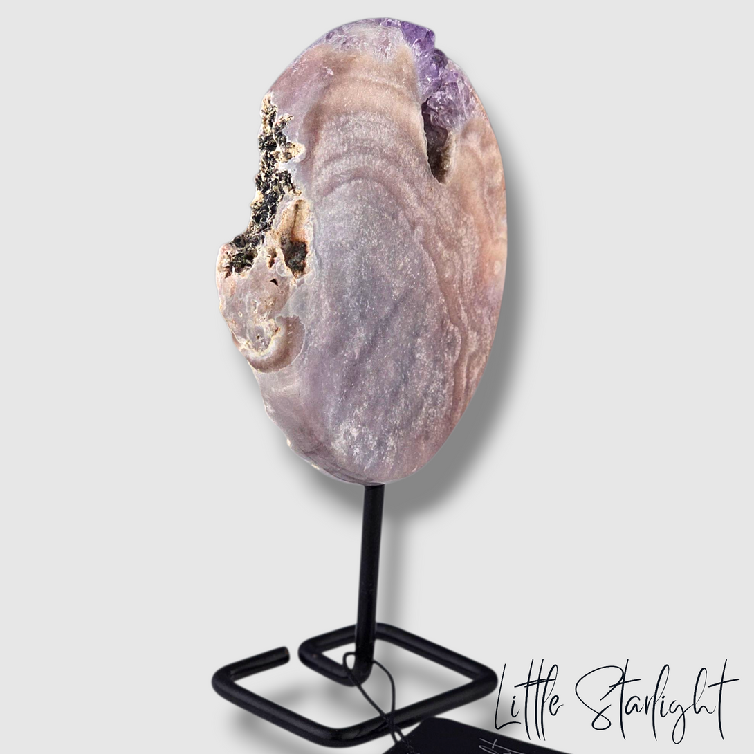 roze amethist op standaard 