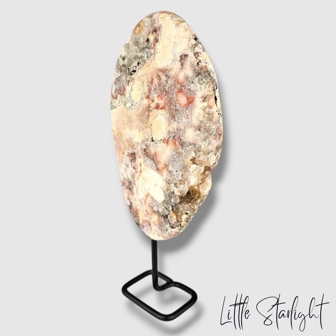 roze amethist op standaard 