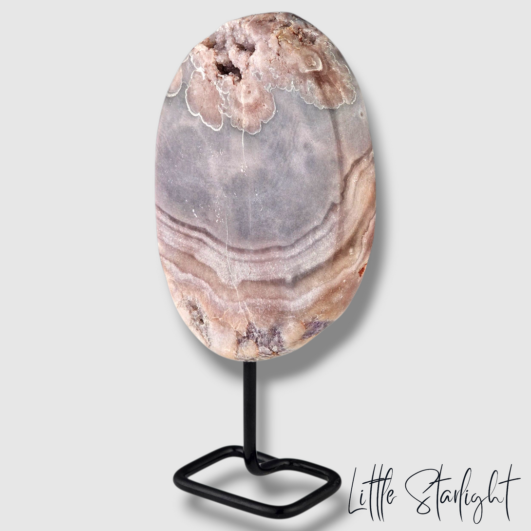 roze amethist op standaard 