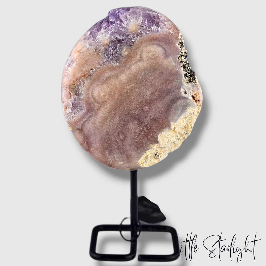 roze amethist op standaard 