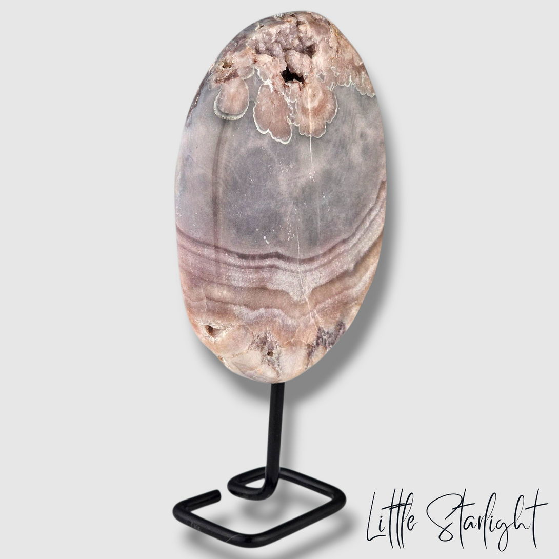 roze amethist op standaard 