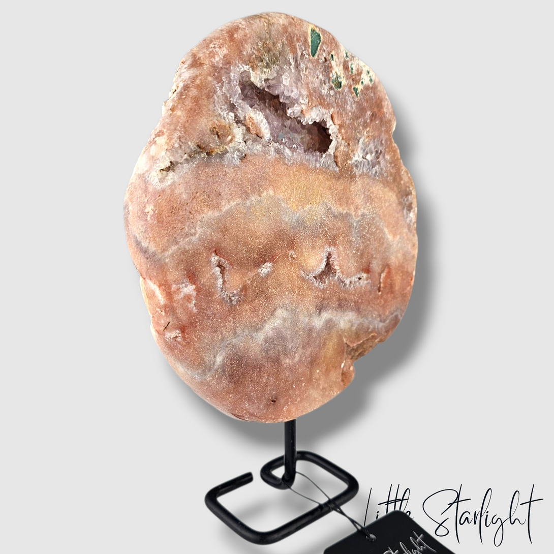 roze amethist op standaard 