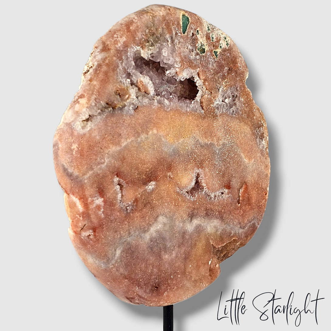 roze amethist op standaard 