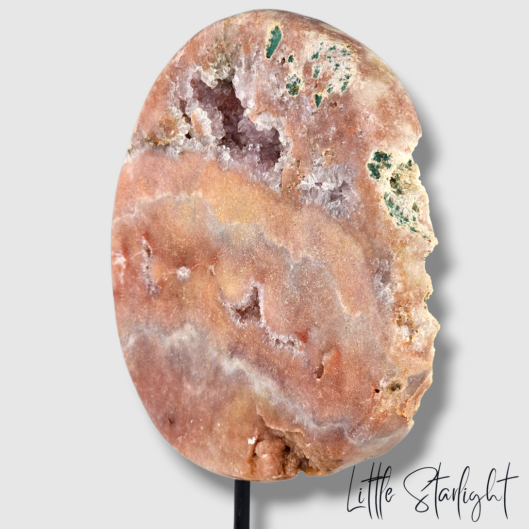 roze amethist op standaard 