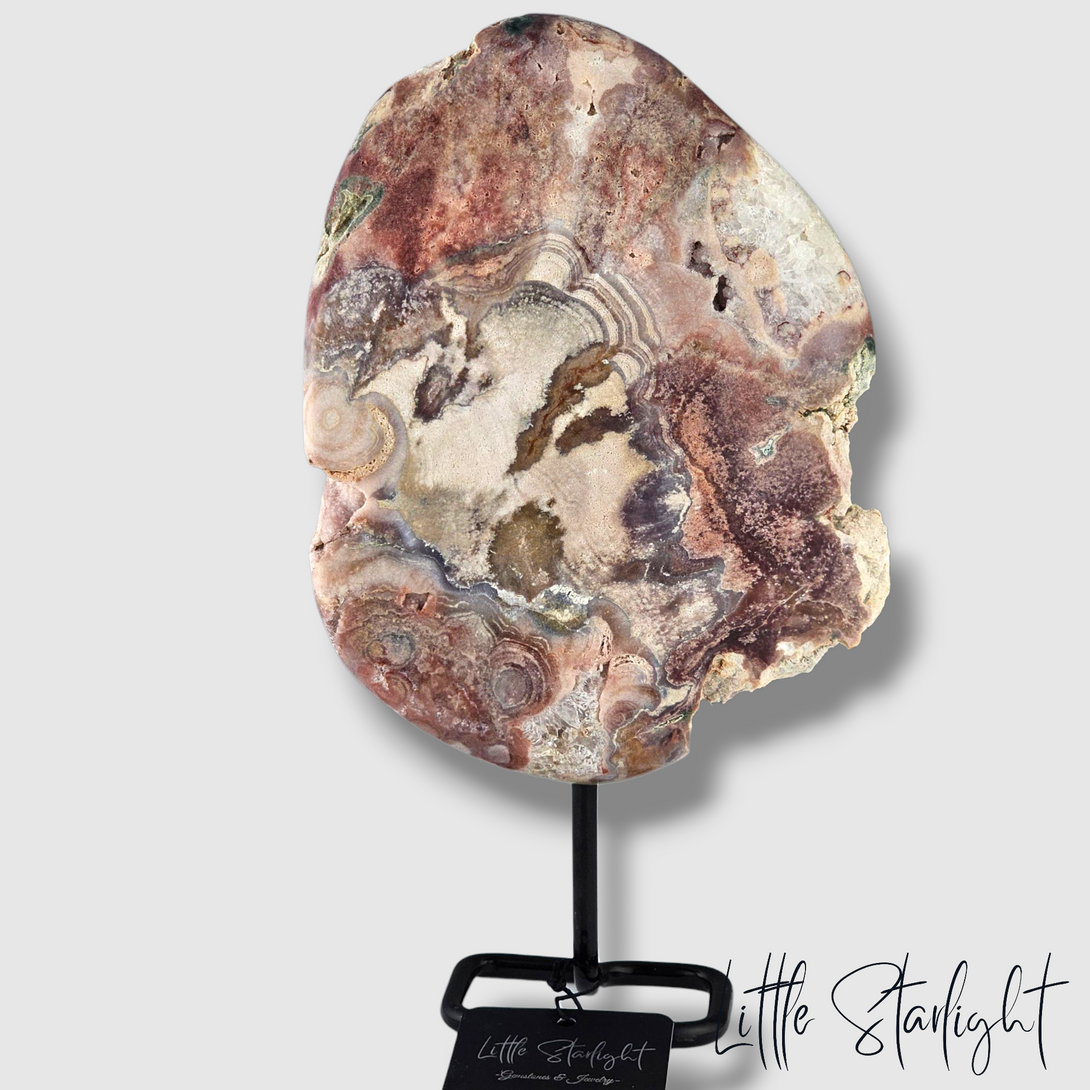 roze amethist op standaard 