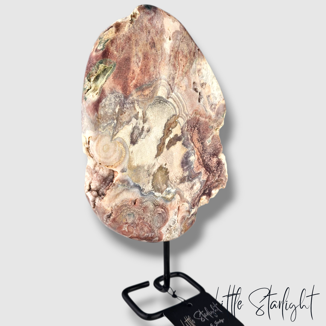 roze amethist op standaard 