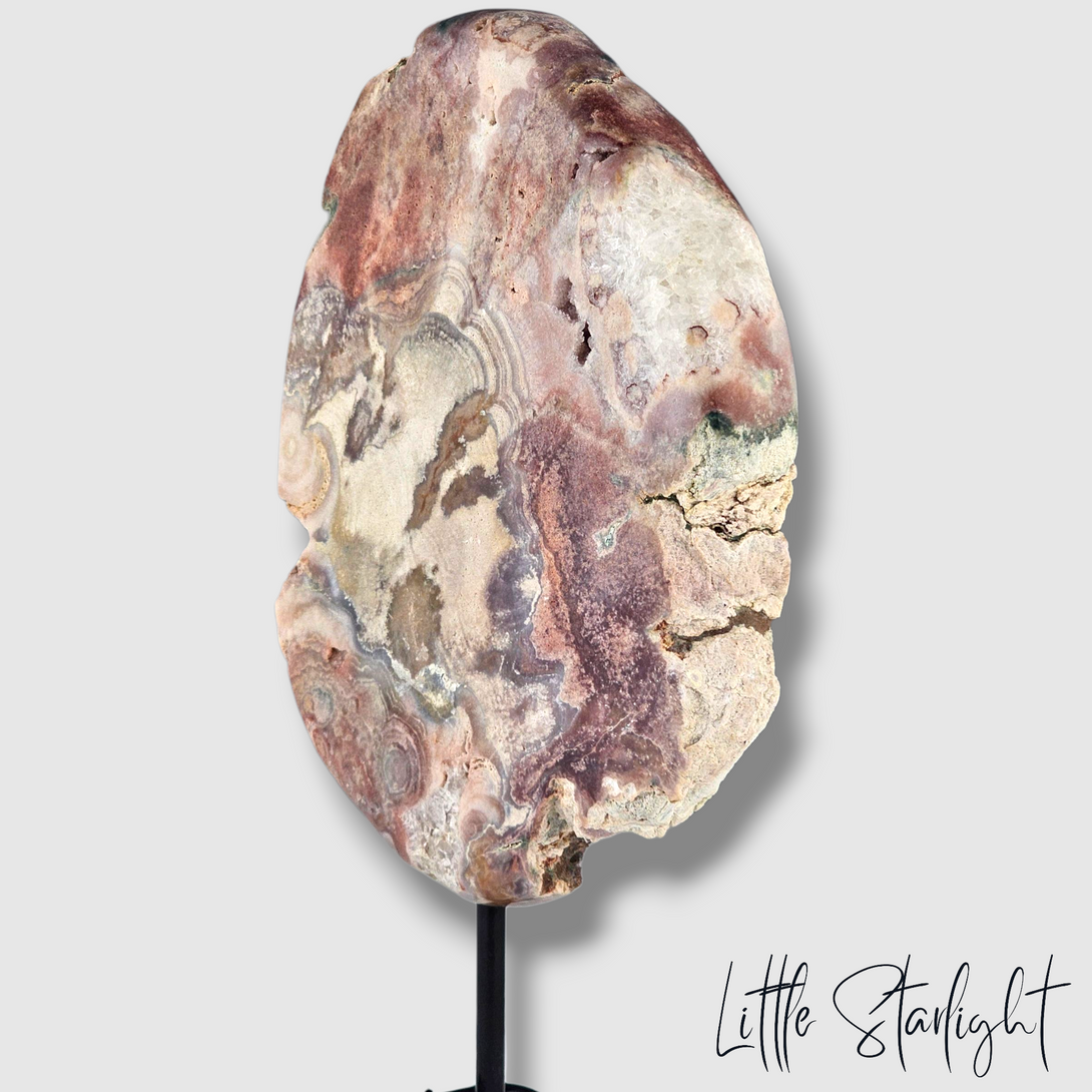 roze amethist op standaard 