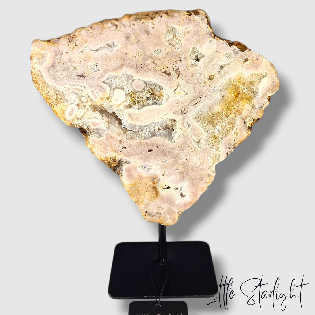 roze amethist op standaard 