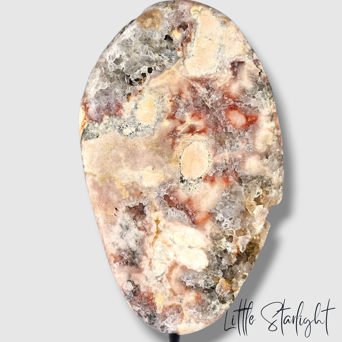 roze amethist op standaard 