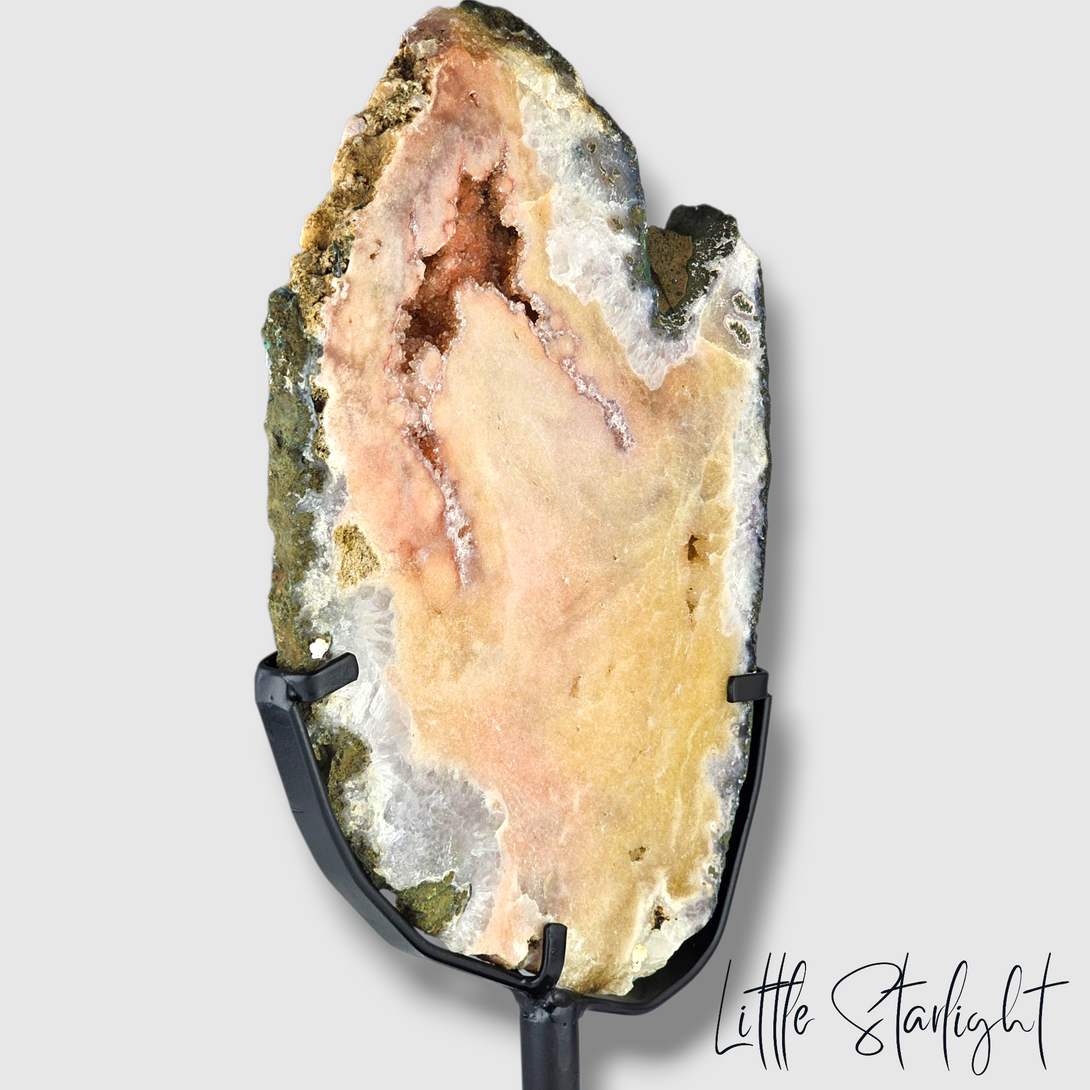 roze amethist op standaard 