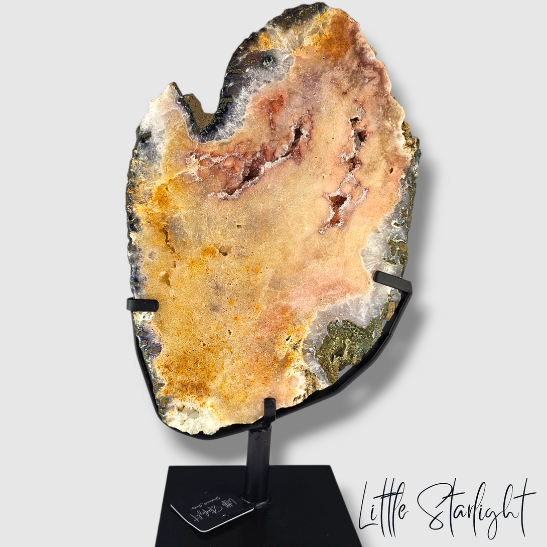 roze amethist op standaard 