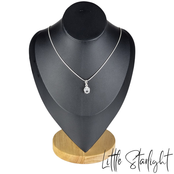 Bergkristal faceted hanger