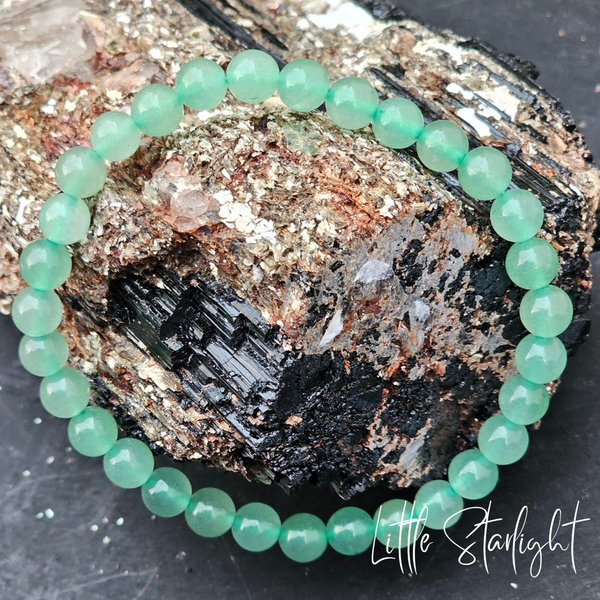 Groene aventurijn armband