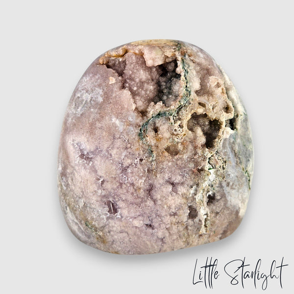 Druzy roze amethist sculptuur 