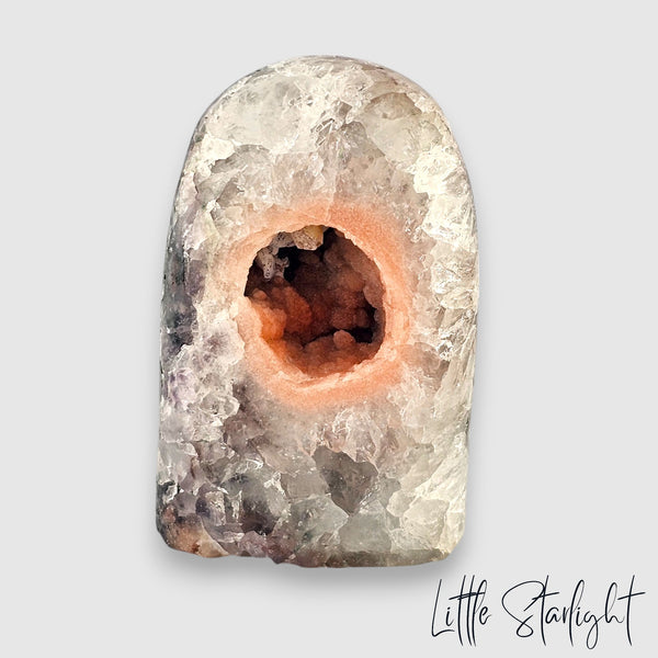 Druzy roze amethist sculptuur 
