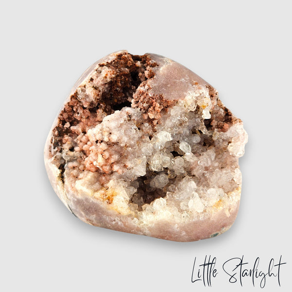 Druzy roze amethist sculptuur 